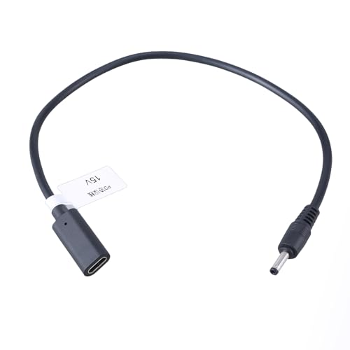 USB C auf 3,5 x 1,35 mm Stromkabel, Buchse auf Stecker, Adapterkabel für Laptops, Monitore, Router, unterstützt bis zu 3 A USB C auf 3,5 x 1,35 mm Stromkabel, Buchse auf Stecker, Adapterkabel für Laptops, Monitore, Router, unterstützt bis zu 3 A von FeiYeup