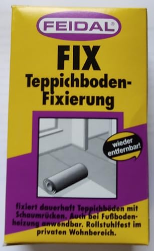 Feidal Fix Teppichbodenfixierung / 300 g/fixiert dauerhaft Teppichböden/Teppichfliesen/Teppichstufen/für Fussbodenheizung geeignet von Feidal GmbH