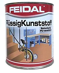 Feidal Flüssigkunststoff, zum Versiegeln und Beschichten von Betonböden, anthrazitgrau RAL 7016/5 Liter von FEIDAL