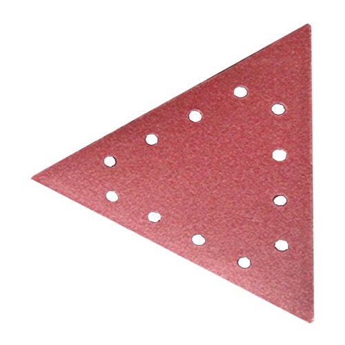 FEIDER ABT–120er Schleifdreiecke - Multifunktionales Schleifpapier - Schleifen und Glätten von Gips, Holz und Trockenbau –120er Körnung - 28.5x28.5x28.5cm - 10er Pack, Pink von Feider