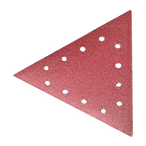 FEIDER ABT–80er Schleifdreiecke - Multifunktionales Schleifpapier - Schleifen und Glätten von Gips, Holz und Trockenbau - 80er Körnung - 28.5x28.5x28.5cm - 10er Pack, Pink von Feider