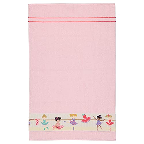 Feiler Handtücher Ballerina Border rosa, Handtuch 50x80 cm von FEILER