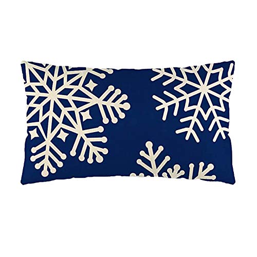 FeiliandaJJ Pillowcase Christmas Kissenhülle Kopfkissenbezug Rechteckig Weihnachten Deko Kissenbezug Super weich Sofakissen für Wohnzimmer Sofa Bed Home,30x50cm (B-06) von FeiliandaJJ(TM)