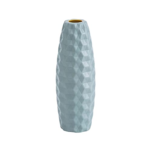 FeiliandaJJ Vase für Pampasgras, Handgefertigte Bruchsicher Vase Deko Modern Geriffelte Blumenvase Tisch Vase Wohnzimmer Zuhause Hochzeit Dekor Tischdeko (X#Grün) von FeiliandaJJ(TM)