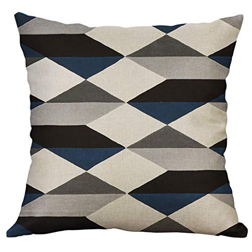 FeiliandaJJ 60X60cm Kissenbezug Kissenhülle Kopfkissenbezug Irregulär Geometrisch Muster Home Dekoration Pillowcase Super Weich Sofakissen für Wohnzimmer Sofa Bed (H) von FeiliandaJJ