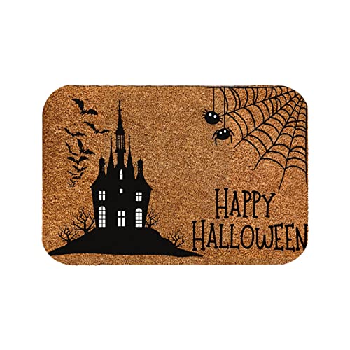 FeiliandaJJ Fußmatte Kokos Halloween - 40x60cm - Türmatte mit Halloween Muster - Halloween Dekoration - rutschfest Schmutzfangmatte - Willkommens Fussmatte für Innen und Außen, Flur, Terrasse von FeiliandaJJ