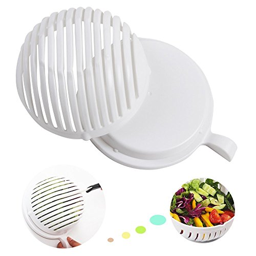 Salatschneider Schlüssel Teilig Set Sieb Salatschleuder, Salad Bowl Cutter Maker Gemüseschneider Schüssel, 3 in 1 , Obst Gemüse Salat in 60 Sekunden Salatschneider Schlüssel Teilig Set Sieb Salatschleuder, Salad Bowl Cutter Maker Gemüseschneider Schüssel, 3 in 1 , Obst Gemüse Salat in 60 Sekunden von Feililong