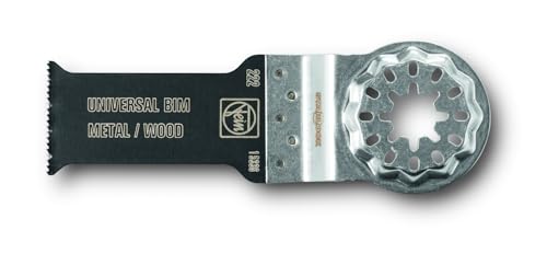 FEIN E-Cut Universal-Sägeblatt, Breite 28 mm, Länge 60 mm, Ve. 5 St., Aufnahme StarLock Plus, Bi-Metall mit gewellter Universalverzahnung. Breites Anwendungsspektrum von FEIN