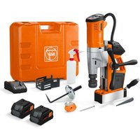 Akku-Universal-Magnet-Kernbohrmaschine bis 35 mm akbu 35 pmqw 18 v as Set / 2x 8,0 Ah Akku + Ladegerät - 71700464000 - Fein von Fein