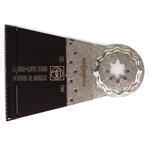 FEIN 63502161250 E-Cut Long-Life-Sägeblatt, 50mm x 65mm, à 50 Stk, schwarz/silber, Stück von FEIN