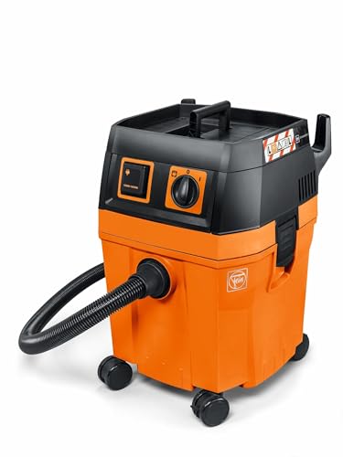 FEIN Nass- / Trockensauger DUSTEX 35L (Industriestaubsauger 1380W, Behälter 32l, extra Steckdose) 92036223000, Orange von FEIN