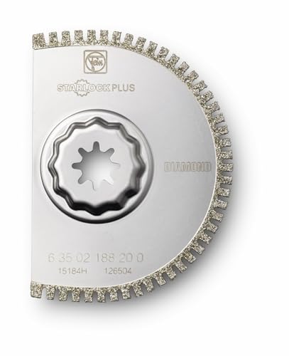 FEIN Diamant Sägeblatt Ø 90 mm, Ve. 1 St., Aufnahme StarlockPlus, segmentiert, Schnittbreite ca. 1,2 mm. Offene Verzahnung für perfekte saubere Schnittkanten in CFK-/GFK-Materialien ohne Delamination von Fein (Multimaster)