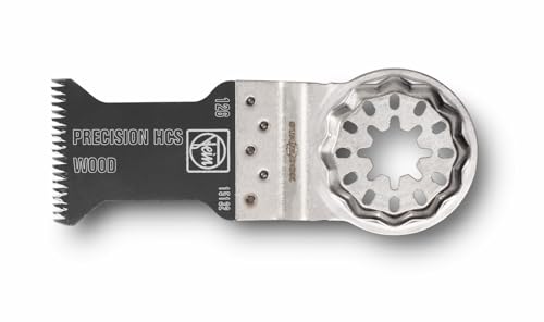 FEIN E-Cut Precision-Sägeblatt, Ve. 10 St., Breite 35 mm, Länge 50 mm, Aufnahme Starlock, Doppelreihige Japan-Verzahnung für alle Holzwerkstoffe, Gipskarton und weiche Kunststoffe von FEIN