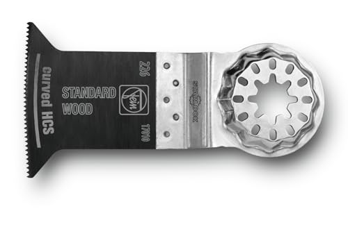 Fein E-Cut Standard Sägeblatt curved (3 Stk., Holz, Gipskarton und Kunststoff, Multifunktionstool, 35x35 mm) 63502227220 von FEIN