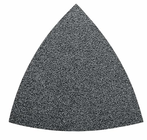 Fein Schleifblätter Korn 40, 50 Stück (Korund Schleifkörner + Vollkunstharzbindung, Kantenlänge 80 mm, ungelocht) 63717081018 von Fein (Multimaster)