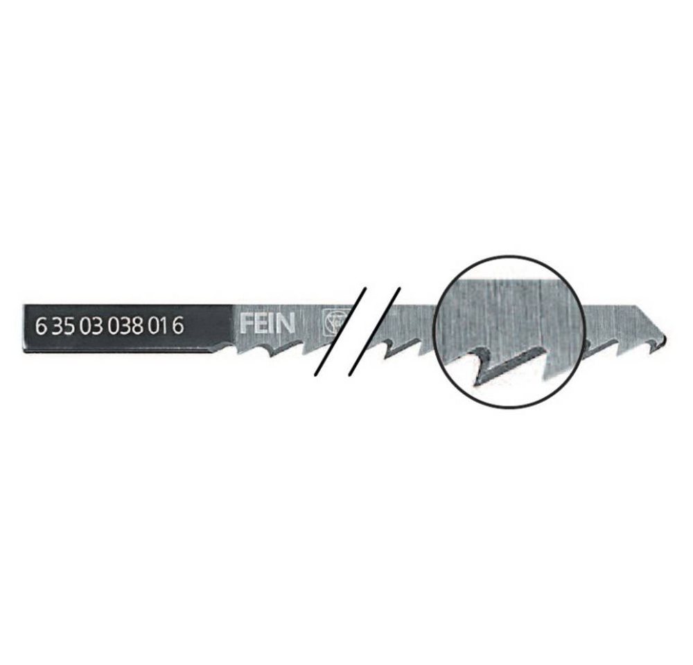 Fein Stichsägeblatt Sägeblätter 5er Pack 63503038016 Fein Stichsägeblatt Sägeblätter 5er Pack 63503038016 von Fein