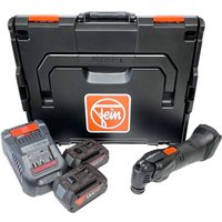 Fein - Multimaster amm 500 Plus as Akku Multifunktionswerkzeug 18 v Starlock Plus Black Edition + 2x Akku 4,0 Ah + Ladegerät + L-Boxx von Fein