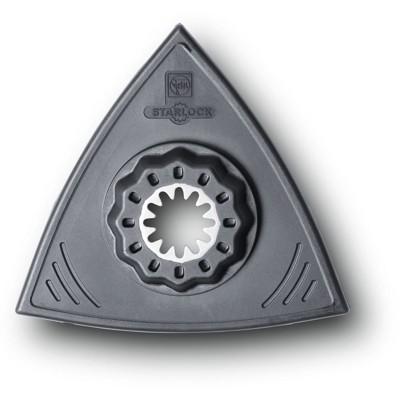 Schleifplatten-Set, flach, Kantenlänge 80mm, Aufnahme Starlock von Fein