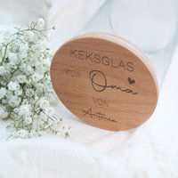 Personalisiertes Glas Für Den Opa/ Die Oma - Geschenk Oma/ Opa Beste Bester Keksglas von FeinFaktur