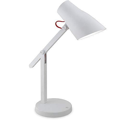 FeinTech LED Tischlampe mit Akku Touch Dimmer Kabellos & USB aufladbar Weiß von FeinTech