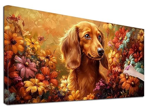 Diamond Painting Hund, 80x180 cm Diamond Painting Erwachsene Groß XXL, 5D Diamant Painting Bilder Blumen für Erwachsene Anfänger, Weihnachtsdeko Mosaikherstellung Bastelset, Wanddeko, Geschenke, J-69 Diamond Painting Hund, 80x180 cm Diamond Painting Erwachsene Groß XXL, 5D Diamant Painting Bilder Blumen für Erwachsene Anfänger, Weihnachtsdeko Mosaikherstellung Bastelset, Wanddeko, Geschenke, J-69 von Feionnug