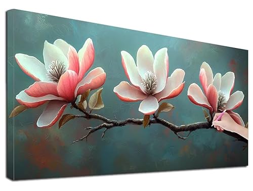 Diamond Painting Magnolie, 80x180 cm Diamond Painting Erwachsene Groß XXL, 5D Diamant Painting Bilder Blumen für Erwachsene Anfänger, Weihnachtsdeko Mosaikherstellung Bastelset für Wanddeko, G-21 Diamond Painting Magnolie, 80x180 cm Diamond Painting Erwachsene Groß XXL, 5D Diamant Painting Bilder Blumen für Erwachsene Anfänger, Weihnachtsdeko Mosaikherstellung Bastelset für Wanddeko, G-21 von Feionnug
