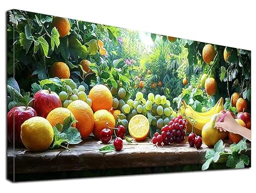 Diamond Painting Obst, 60x140 cm Diamond Painting Erwachsene Groß XXL, 5D Diamant Painting Bilder Stillleben für Erwachsene Anfänger, Weihnachtsdeko Mosaikherstellung Bastelset für Wanddeko, G-19 Diamond Painting Obst, 60x140 cm Diamond Painting Erwachsene Groß XXL, 5D Diamant Painting Bilder Stillleben für Erwachsene Anfänger, Weihnachtsdeko Mosaikherstellung Bastelset für Wanddeko, G-19 von Feionnug