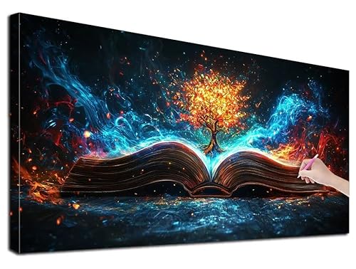 Diamond Painting XXL 180x80 cm Diamond Painting Zauberbuch für Erwachsene, DIY Eckige Vollbohrer Baum Des Lebens Diamond-Painting Set, Mosaikherstellung Bastelset, Diamant Malerei für Wanddeko U-50 Diamond Painting XXL 180x80 cm Diamond Painting Zauberbuch für Erwachsene, DIY Eckige Vollbohrer Baum Des Lebens Diamond-Painting Set, Mosaikherstellung Bastelset, Diamant Malerei für Wanddeko U-50 von Feionnug