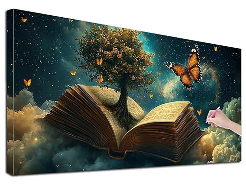 Diamond Painting XXL 60x140 cm Diamond Painting Baum für Erwachsene, DIY Eckige Vollbohrer Magie Diamond-Painting Set, Mosaikherstellung Bastelset Erwachsene, Diamant Kunst Malerei für Wanddeko, G-08 Diamond Painting XXL 60x140 cm Diamond Painting Baum für Erwachsene, DIY Eckige Vollbohrer Magie Diamond-Painting Set, Mosaikherstellung Bastelset Erwachsene, Diamant Kunst Malerei für Wanddeko, G-08 von Feionnug