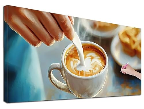 Diamond Painting XXL 60x140 cm Diamond Painting Kaffee für Erwachsene, DIY Eckige Vollbohrer Tasse Diamond-Painting Set, Mosaikherstellung Bastelset Erwachsene, Diamant Malerei für Wanddeko, G-44 Diamond Painting XXL 60x140 cm Diamond Painting Kaffee für Erwachsene, DIY Eckige Vollbohrer Tasse Diamond-Painting Set, Mosaikherstellung Bastelset Erwachsene, Diamant Malerei für Wanddeko, G-44 von Feionnug