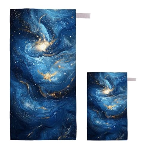 Strandtuch Sternenhimmel Strandtuch XXL 90x200cm/35x70cm, 2er Set Mikrofaser Handtuch Groß Saunahandtuch, Schnell Trocknend Stranddecke Sandfrei, Badetuch Leicht für Fitness Yogatuch Saunatuch I-67 Strandtuch Sternenhimmel Strandtuch XXL 90x200cm/35x70cm, 2er Set Mikrofaser Handtuch Groß Saunahandtuch, Schnell Trocknend Stranddecke Sandfrei, Badetuch Leicht für Fitness Yogatuch Saunatuch I-67 von Feionnug