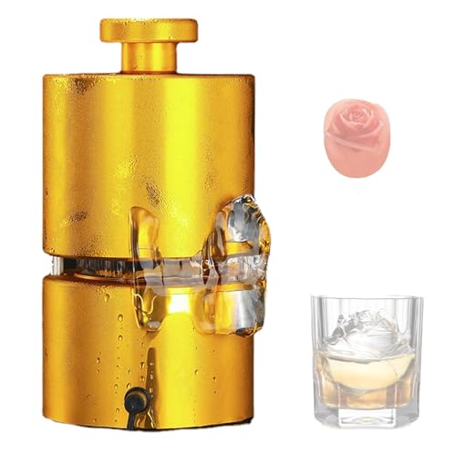 Eisball-Press-Set,Eisball-Maker-Form Aus Kupfer, Craft-Eismaschine, Schneller Eisball-Maker, Eispresse Diamant, FüR Whisky, Cocktail, Bourbon Rose-70mm Eisball-Press-Set,Eisball-Maker-Form Aus Kupfer, Craft-Eismaschine, Schneller Eisball-Maker, Eispresse Diamant, FüR Whisky, Cocktail, Bourbon Rose-70mm von Feiphla