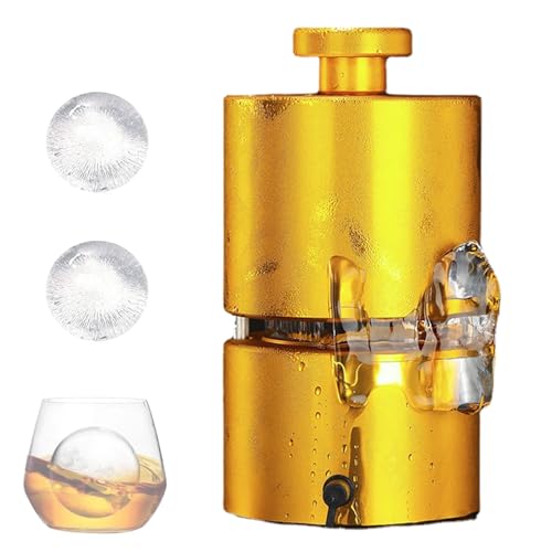 Eisball-Press-Set,Eisball-Maker-Form Aus Kupfer, Craft-Eismaschine, Schneller Eisball-Maker, Eispresse Diamant, FüR Whisky, Cocktail, Bourbon Sphere-45mm Eisball-Press-Set,Eisball-Maker-Form Aus Kupfer, Craft-Eismaschine, Schneller Eisball-Maker, Eispresse Diamant, FüR Whisky, Cocktail, Bourbon Sphere-45mm von Feiphla