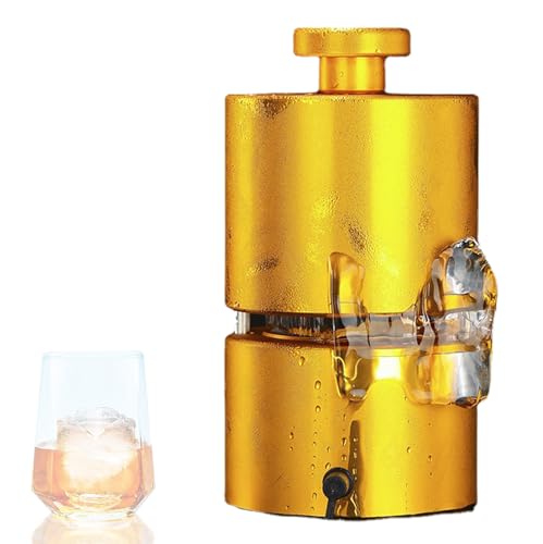 Eisballpresse, Eisform, Kein AnschließEn, Eisballpressen-Set Aus Aluminiumlegierung, Eiskugel, Eispresse, Schnelle Kompression, FüR Whisky, Cocktail Rose-70mm Eisballpresse, Eisform, Kein AnschließEn, Eisballpressen-Set Aus Aluminiumlegierung, Eiskugel, Eispresse, Schnelle Kompression, FüR Whisky, Cocktail Rose-70mm von Feiphla