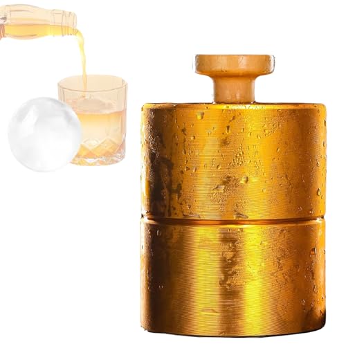 Feiphla Eisballpresse, Diamant-Eisballmaschine, Diamant-EiswüRfel, Stromlos, WäRmeleitend, Eisballform, Zum KüHlen Von Cocktails Und Whisky Sphere-75mm Feiphla Eisballpresse, Diamant-Eisballmaschine, Diamant-EiswüRfel, Stromlos, WäRmeleitend, Eisballform, Zum KüHlen Von Cocktails Und Whisky Sphere-75mm von Feiphla