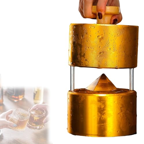 Feiphla Eisballpresse, Transparente Diamant-EiswüRfelmaschine, Langsam Schmelzend, Aluminium-EiswüRfelmaschine, Stromlos, WäRmeleitend, FüR PartygeträNke In Der Hausbar Diamond-55mm Feiphla Eisballpresse, Transparente Diamant-EiswüRfelmaschine, Langsam Schmelzend, Aluminium-EiswüRfelmaschine, Stromlos, WäRmeleitend, FüR PartygeträNke In Der Hausbar Diamond-55mm von Feiphla