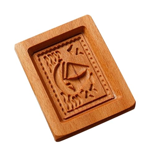 Backformen Cookie Rose Keksstempel Prägung Handwerk Dekorieren Backwerkzeug (Brown, One Size) von Feizikaw