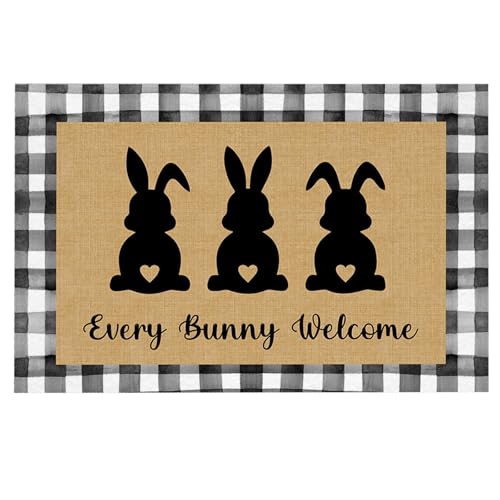 Badezimmer Teppich Heißer Ostern Fußmatten Hause Eintrag Matten Urlaub Dekorative Tür Matten Teppich Zehn (A, 80x50CM) von Feizikaw