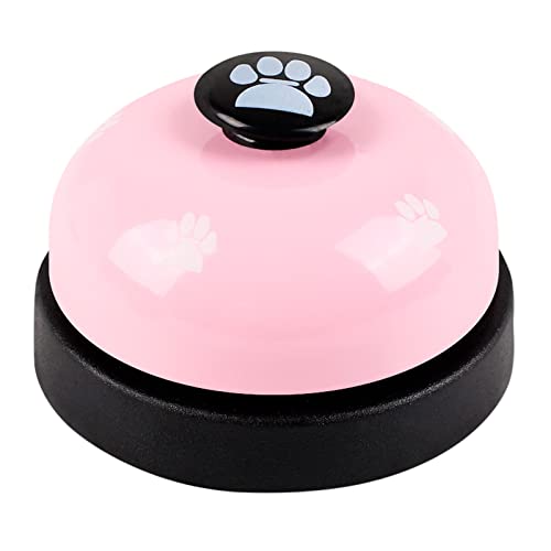 Feizikaw Kauspielzeug Katze Pet Training Pet Töpfchen Glocke Hund Welpe Katze Kommunikationsgerät Schreibtisch (One Size) von Feizikaw