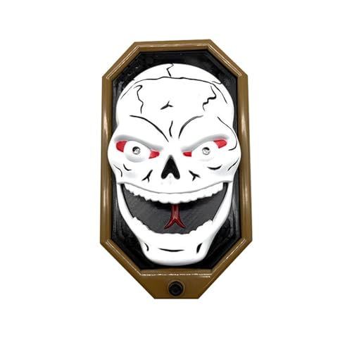 Feizikaw Party Accessoires Lustig Halloween Gruselige Türklingel Streich Sound Aktiviert Dekoration Für Party Streiche Und Requisiten (E, One Size) von Feizikaw