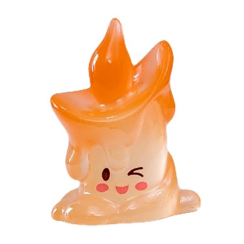 ​​Halloween Tischdeckfläche Schmuck Micro Kreative Nette Bunte Halloween Kerze Baby Desktop Dekorationen (B, 2.7x2.7x3.5cm) von Feizikaw