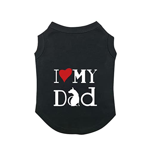 Feizikaw Hunde Kleidung für Kleine Hunde Hundeweste Haustierweste Hundebekleidung Haustierbekleidung Bekleidung Sommermode (Black, XS) von Feizikaw