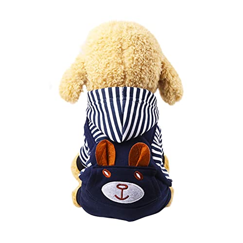Feizikaw Hunde Kleidung täglich Hundewinter- Art- Weisetuch-Haustier-heiße Tuch-Hundehaustier-Weste-Haustierkleidung (Blue, L) von Feizikaw