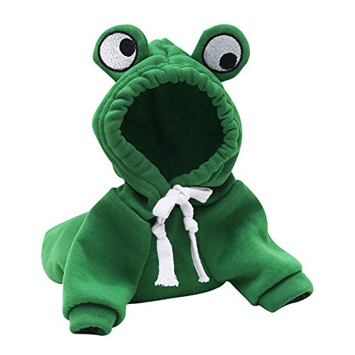 Feizikaw Hundefellkleidung gemütlich Kleidung Jacke Hundemantel warm lässig für Hunde Kleidung Haustiere Haustierkleidung (Green, M) von Feizikaw