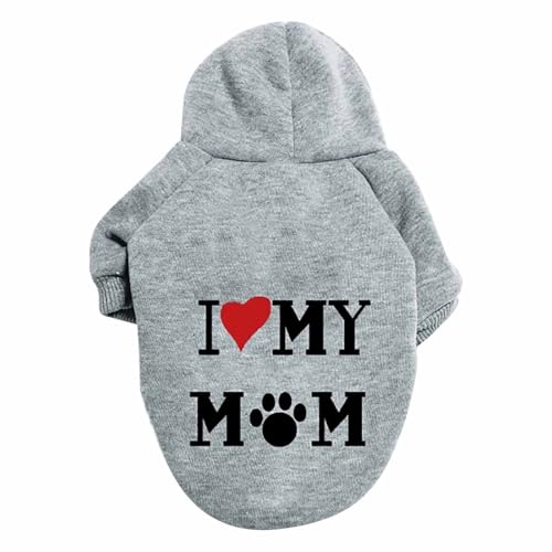 Feizikaw Hundekleider Große kleine Hundepullover Haustierpullover Hundekleidung Haustierkleidung Kleidung (Grey, L) von Feizikaw
