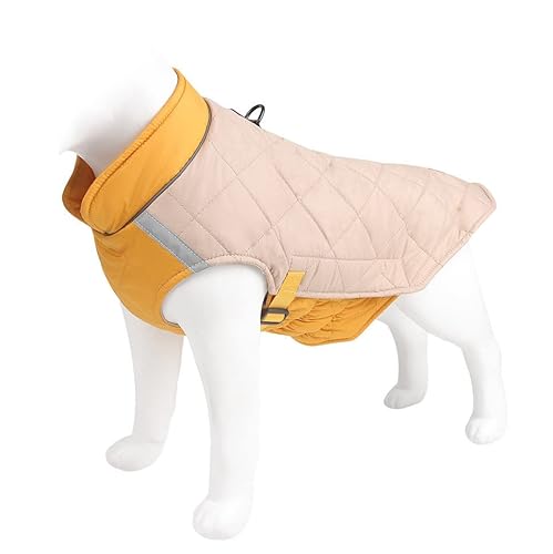 Hundekleider Hundemäntel für kleine mittelgroße Hunde Junge Mädchen gemütliche Hundejacken Mäntel Winterweste Haustier winddicht Kaltwettermäntel kleine mittelgroße Hundekleidung mit (Yellow, XXXXXL) Hundekleider Hundemäntel für kleine mittelgroße Hunde Junge Mädchen gemütliche Hundejacken Mäntel Winterweste Haustier winddicht Kaltwettermäntel kleine mittelgroße Hundekleidung mit (Yellow, XXXXXL) von Feizikaw