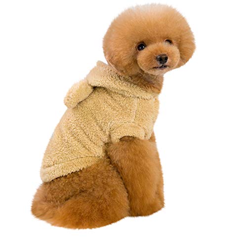 Feizikaw Hundepullover täglich Heiße Mode-Haustier-Hundetuch-Hundewinter-Stoff-Haustier-Weste (Yellow, XXL) von Feizikaw