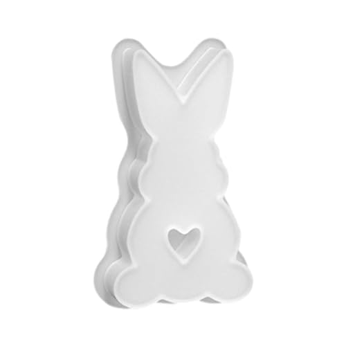 Kerzen 1 STÜCK Ostern Kaninchen Silikonformen Gussformen Kaninchen Kerzenformen zum Gießen Silikonform mit Kerzenform Seifenform (A, One Size) von Feizikaw