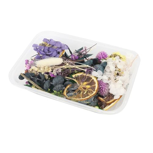 Kunstblume 1 STÜCK Getrocknete Blumen Natürliche Blumenkunst Handwerk Scrapbooking Harz Schmuckherstellung (One Size) von Feizikaw