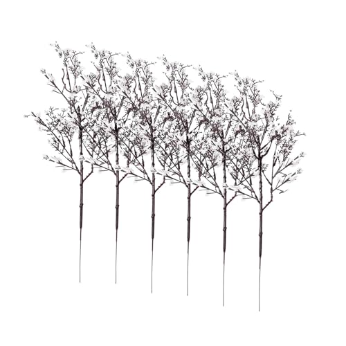 Kunstblumen & -Pflanzen Blumen am ganzen , Seidenblumen, getrocknete Blumensträuße, Hochzeit, Restaurant, Dekoration, Büro, Party, Hochzeit (White, One Size) von Feizikaw